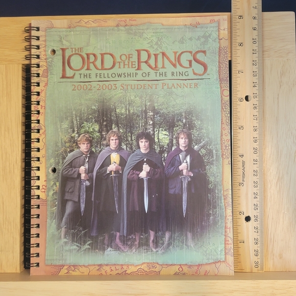 LORD OF THE RINGS STUDENT PLANNER (2003) **BRAND NEW** - Picture 2 of 8